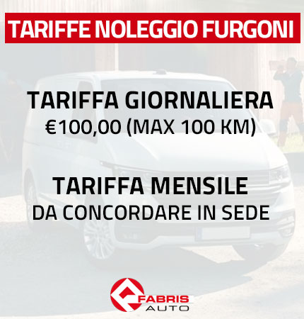 noleggio furgoni fabris auto nove vicenza